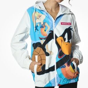 Members Only Space Jam A New Legacy Looney Tunes Windbreaker Jacket SZ S Unisex